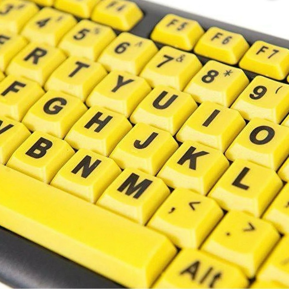 EZ Eyes Large Print Keyboard - Picture 3 of 3